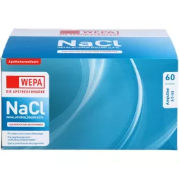 WEPA Inhalationsopløsning NaCl 0,9%, 60X5 ml