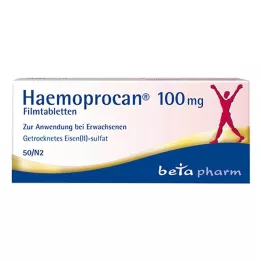 HAEMOPROCAN 100 mg filmovertrukne tabletter, 50 stk