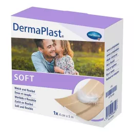 DERMAPLAST SOFT Gips 4 cmx5 m, 1 stk