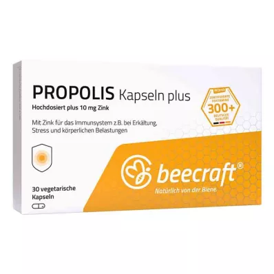 BEECRAFT Propolis Kapsler Plus, 30 stk
