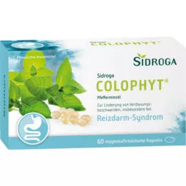 SIDROGA ColoPhyt 182 mg bløde mavesaftkapsler, 60 stk