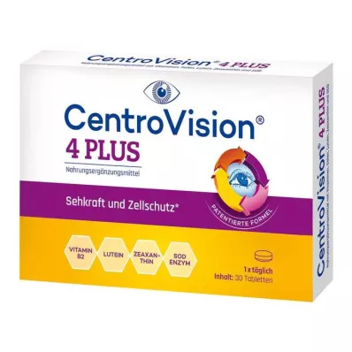 CENTROVISION 4 PLUS tabletter, 30 stk CENTROVISION 4 PLUS tabletter, 30 stk