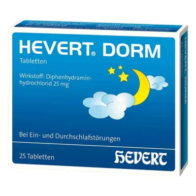 Hevert Dorm tabletter (25 stk.) Hevert Dorm tabletter (25 stk.)