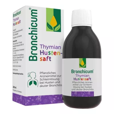 BRONCHICUM Timian hostesaft, 200 ml