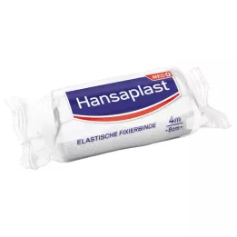 HANSAPLAST elastisk fikseringstape crepet 8 cmx4 m, 1 stk