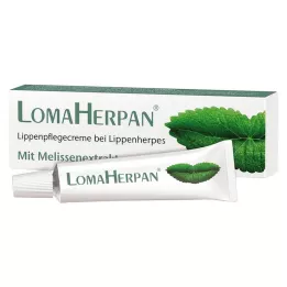 LOMAHERPAN Læbeplejecreme med citronmelisseekstrakt, 5 ml
