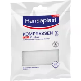 HANSAPLAST Komprimerer sterilt 10x10 cm, 5X2 stk