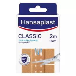 HANSAPLAST Klassisk gips 6 cmx2 m, 1 stk