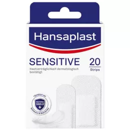 HANSAPLAST Følsomme Gips Hypoallergene Strips, 20 stk