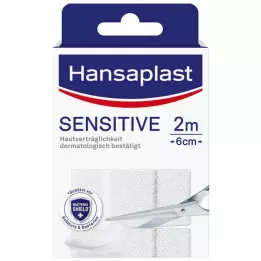 HANSAPLAST Følsom gips hypoallergen 6 cm x 2 m, 1 stk