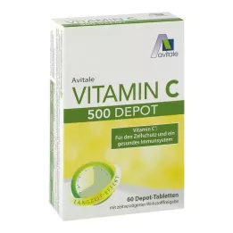 VITAMIN C 500 mg Depottabletter, 60 stk