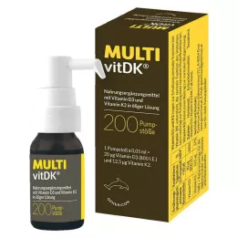 MULTIVITDK Opløsning Vitamin D3+K2, 10 ml