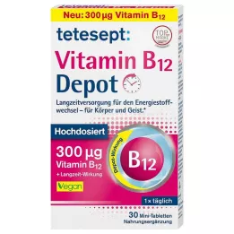 TETESEPT Vitamin B12 Depot 300 µg filmovertrukne tabletter, 30 stk