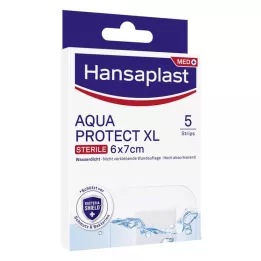HANSAPLAST Aqua Protect sårbandage steril 6x7 cm, 5 stk