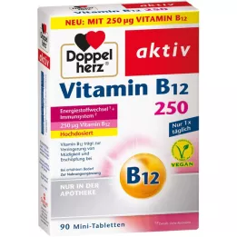 DOPPELHERZ Vitamin B12 250 aktive tabletter, 90 stk