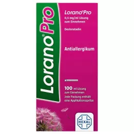 LORANOPRO 0,5 mg/ml oral opløsning, 100 ml