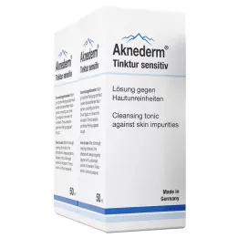 AKNEDERM Tinkturfølsom, 2X50 ml