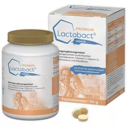 LACTOBACT PREMIUM IMMUN Tyggetabletter, 60 stk