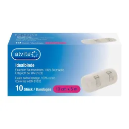 Alvita ideal bandage 10 cmx5 m, 10 stk