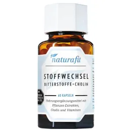 Naturafit Metabolisme Bitterstoffer + Cholin Kapsler, 60 stk