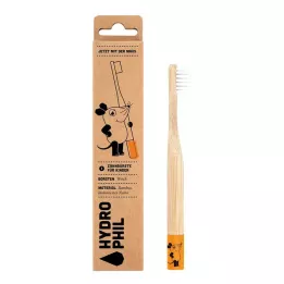 NACHHALTIGE Mouse Kids tandbørste Bamboo Orange Soft, 1 stk