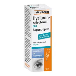 HYALURON-RATIOPHARM Gel øjendråber, 10 ml