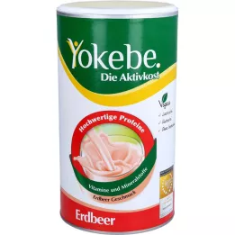 YOKEBE Jordbær laktosefrit NF2-pulver, 500 g