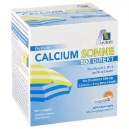 CALCIUM SONNE 500 Direct Portion Sticks, 60 stk