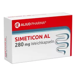 SIMETICON AL 280 mg bløde kapsler, 32 stk
