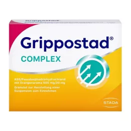 GRIPPOSTAD Kompleks ASS/Pseudoeph.500/30 mg Orange, 20 stk
