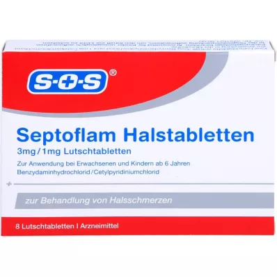 SEPTOFLAM Halstabletter, 8 stk SEPTOFLAM Halstabletter, 8 stk