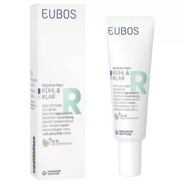 EUBOS KÜHL &amp; KLAR Anti-rødme CC Creme LSF 50, 30 ml