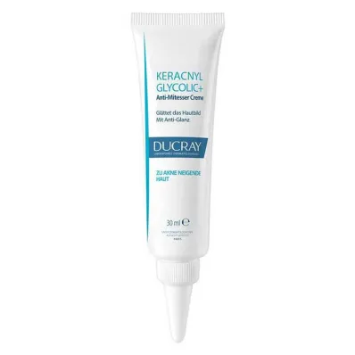 Ducray Keracnyl Glycolic + Cream, 30 ml Ducray Keracnyl Glycolic + Cream, 30 ml