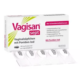 VAGISAN sept vaginale stikpiller med povidon-jod, 5 stk