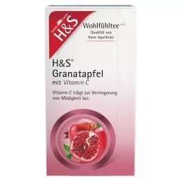 H&amp;S Granatæble med C-vitamin filterposer, 20X2 g