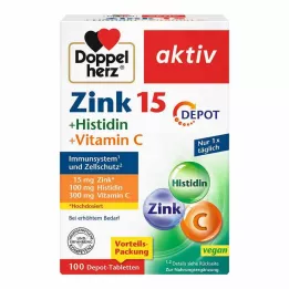 DOPPELHERZ Zink+Histidin Depottabletter aktive, 100 stk