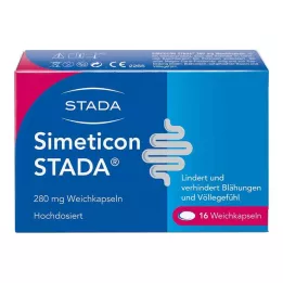 SIMETICON STADA 280 mg bløde kapsler, 16 stk