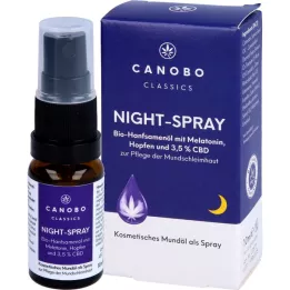 CANOBO Natspray 3,5% humle/melatonin organisk CBD, 10 ml