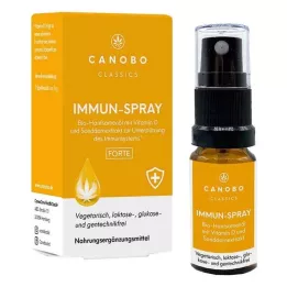 CANOBO Økologisk hampefrøolie immunspray D-vitamin, 10 ml