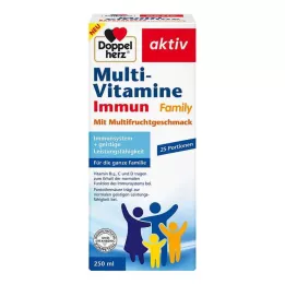 DOPPELHERZ Multi-Vitamine Immun Family væske, 250 ml