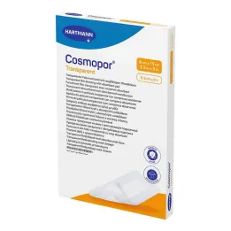 Cosmopor transparent filmbandage 9x15 cm steril, 5 stk