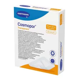 Cosmopor transparent filmbandage 10x12 cm steril, 25 stk
