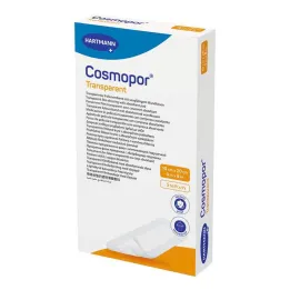 Cosmopor transparent filmbandage 10x20 cm steril, 5 stk