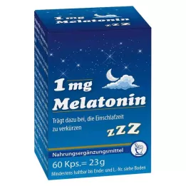 MELATONIN 1 mg kapsler, 60 stk