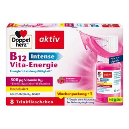 Doppelherz B12 Intense Vita Energidrikkeflaske, 8 stk