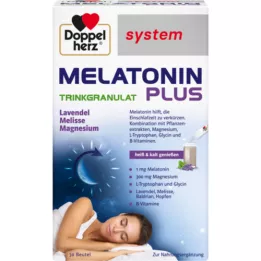 DOPPELHERZ Melatonin Plus drikkegranulatsystem Btl, 30 stk