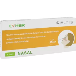 LYHER Antigen hurtig test næsepodning, 1 stk