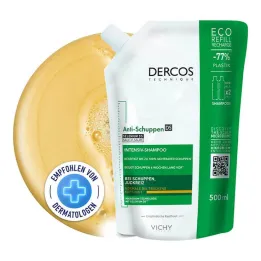 Vichy Dercos anti-skæl shampoo til tør hovedbund, 500 ml