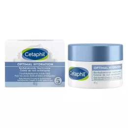 CETAPHIL Optimal Hydration revitaliserende natcreme, 48 g
