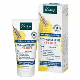KNEIPP SOS-Håndcreme + 5% urea kæmpenatlys, 50 ml